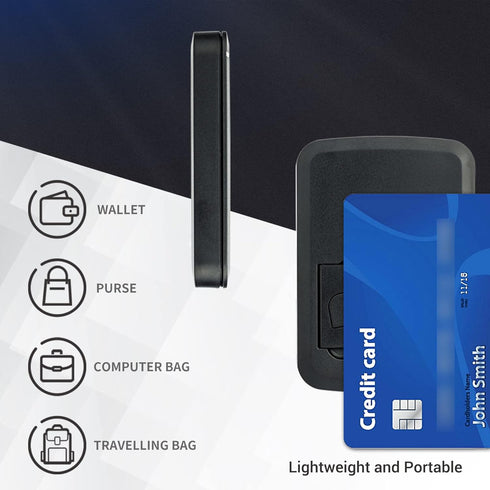 Compact Cable Card with 22" USB-C, USB-A/Micro-USB/Light/OTG Adapter Kit & Storage Box for Travel, Charging & Data
