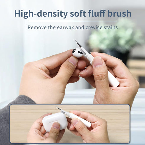 Cleaner Kit for Airpods, Earbuds Cleaning Kit for Airpods Pro 1 2 3, Phone Cleaner Kit with Brush for Bluetooth