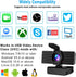 LITEPRO 1080P Webcam with Microphone & Privacy Cover, HD Web Computer Camera, USB Plug and Play Laptop PC Desktop