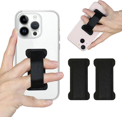 WUOJI Finger Strap Phone Holder - Ultra Thin Anti-Slip Universal Cell Phone Grips