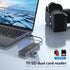 SETMSPACE 10 1 1000M, 100W, 3.0, 4 7.87in USB C Docking Station, Laptop Docking Station in with Ethernet USB C Hub