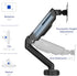 VIVO Universal Full Motion Pneumatic Pole Mount Arm for 17 to 32 inch Monitor Screens, 75mm and 100mm VESA Plate, Black