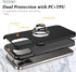 PELEPUES Shockproof Case for iPhone 13 Pro Max, Military Grade Cover with Embedded Finger Ring