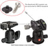 Leftfoto Adapter Converter for Manfrotto RC2 to Arca Swiss Tripod Head, Female Male Clamp Replacement for 484, 486,