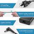 MSI Laptop Charger 180W for GS40 GS60 GS70 GS65 GS63 Gaming Laptops, Power Supply Cord
