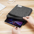 KIZUNA 10 Inch Water Resistant Tablet Sleeve Case, Shoulder Messenger Bag for iPad Pro, Galaxy Tab, Grey