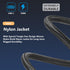 SinLoon USB C to C Cable 100W, U Shaped Back Angled USB-C 3.2 Type C Male to Female Data Extension (3.3ft)