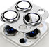 Uyiton for iPhone 13 Pro/Pro Max Camera Lens Protector - Strong Adsorption - Drop Protection - Metal Ring Tempered Glass