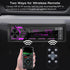 DOVOX MP3 2.1A Bluetooth Car Stereo Marine Radio: Single Din LCD Display Audio System - Indash Multimedia Player