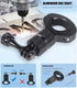 Aluminum Bike/Motorcycle Handlebar Mount for GoPro, AKASO, and Other Action Cameras, 360 Degrees Rotary Mount