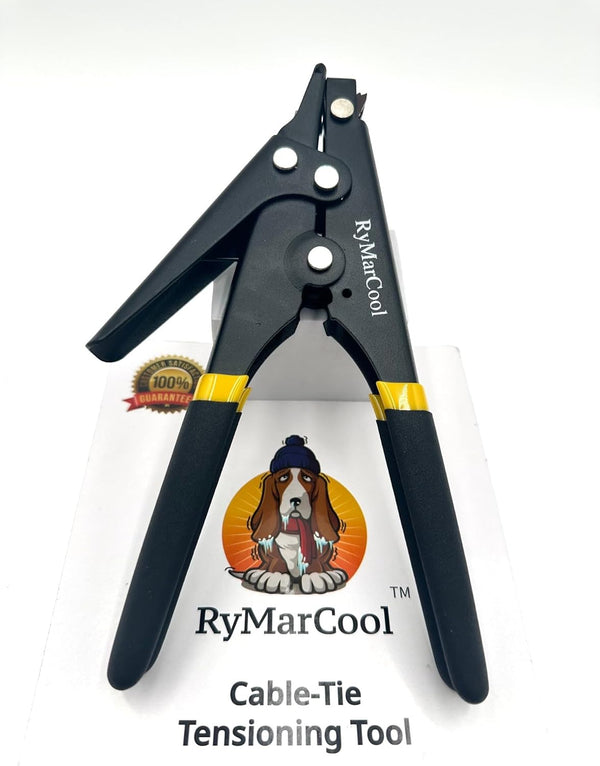 Cable Tie Tensioning Tool, Durable Steel with Comfortable Handles for HVAC and Trades
