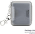PROfezzion Water-Resistant SD Card Holder Case, Grey Portable 12 Slots for 8 Micro SD & 4 SD/SDXC Cards