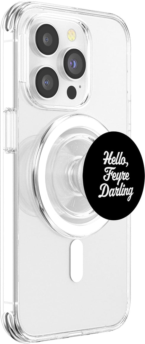 PopSockets MagSafe PopGrip for iPhone - Hello, Feyre Darling - Funny Saying Reading Romance Cute