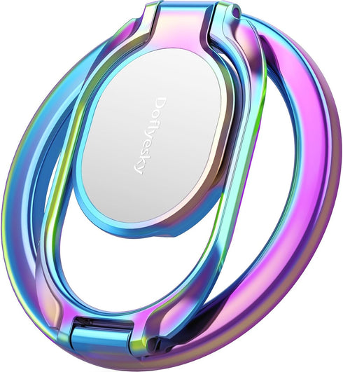 Magnetic Phone Ring Holder with Magsafe, Double Adjustable Gym Finger Grip for iPhone, iPad, Smartphones