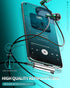 USB-C to 3.5mm Audio Adapter 2 in 1 DAC Charger Dongle Type C Headphone Jack Aux Splitter for Samsung Galaxy/iPhone