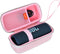 EVA Hard Case for JBL Flip 6/5 Waterproof Portable Bluetooth Speaker, Travel Protective Carrying Bag - Pink