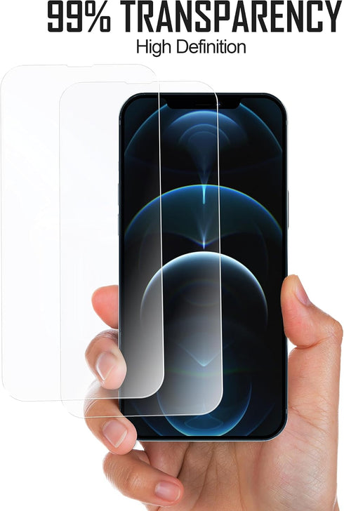 2 in 1 Screen Protectors with Easy Installation for iPhone 14 Pro Max