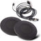 TYLT Shield Bezel Dual Pack | 15W Fast Wireless Charging Pad for Samsung, Apple, AirPods & Qi Devices, 2 Packs | Black