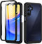 Seacosmo Slim Fit Full Body Shockproof Case for Samsung Galaxy A15 5G/4G, with Built-in Screen Protector, Black.