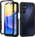 Seacosmo Slim Fit Full Body Shockproof Case for Samsung Galaxy A15 5G/4G, with Built-in Screen Protector, Black.
