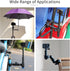 SOONSUN 360 Double Super Clamp Camera Mount, Umbrella Clamp for Chair, Desk, Stroller, Wagons, Tripod, Pole, Light