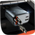 LISEN 69W Retractable Car Charger Adapter, Fast Charging Type C Car Charger for iPhone 16/15/14/13/12, Samsung, Gray