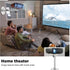 Mini Ceiling Wall Projector Mount Stand Compatible with QKK, DR.J, DBPOWER, Anker, VANKYO, AAXA, Jinhoo, PVO