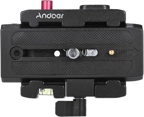 Andoer Quick Release Plate for Manfrotto 501 500Ah 701HDV 503HDV Q5 Head,Camera Tripod Quick Release Adapter