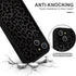 lioscre 13 6.1", Cute Cheetah Print Phone Case for iPhone Case Aesthetic Luxury Black Leopard Pattern Design Cover