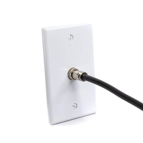 THE CIMPLE CO BNC Compression Connector - Pack of 10 for RG6 Coaxial Cable, Male BNC Connectors for CCTV