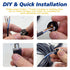 M8 3 Pin Male Socket Panel Aviation Connector Cable, 8mm Shielded Outdoor Waterproof IP67 A Coding 6.5Ft/2M