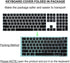 Silicone Keyboard Cover for Apple Magic Keyboard with Numeric Keypad MQ052LL/A (A1843), US Layout, Black