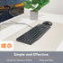 X9 Performance Wired Keyboard - Ultra Slim Full Size Ergonomic Computer Keyboard, Basic USB Keyboard for PC Desktop,
