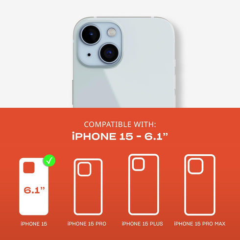 tech21 17e, 15 Evo Max case for iPhone iPhone - Compatible with MagSafe - Impact Protection Case - Lanyards Included