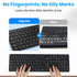 INFINMIND Keyboard-2.4G Keyboard,19 Wireless USB Ultra Slim Quiet Full Size Matte PC Computer Multimedia Keys,Number