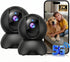 YYSY 2K Indoor Security Cameras for Home Security, 2.4/5GHz Dual-Band WiFi Baby Monitor