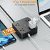 Long Extension Cord 25 FT, TESSAN Ultra Thin Flat Plug Power Strip with 8 AC Outlets and USB Charger