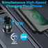 30W Fast iPhone Car Charger Type C Cigarette Lighter Adapter Car Plug with 3FT USB C to USB C Fast Charging Cable for iPhone 15/15 Pro/15 Pro Max/15 Plus,Samsung Galaxy S24 S23 S22,Google Pixel 8 Pro