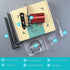 GLOTRENDS BE8774 WiFi 7 PCIe Card, Low-Profile Bracket for Desktop PC, Intel BE200NGW Chip, Bluetooth 5.4, Windows 11/10