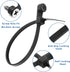 300pcs Zip Ties with Screw Hole - 6 inch 48lbs Heavy Duty Nylon Cable Ties for Indoor Outdoor Use (Black)