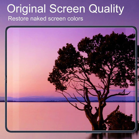 Privacy Screen Protector for Samsung Galaxy Z Fold 4 (Front + Inner), Anti Blue Light + Lens Film + Side Film (HD 6PCS)