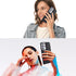 Samsung Galaxy S21 Ultra Case with Card Holder and Strap for Women, Crossbody Lanyard, Ring Stand, Snap Clasp, Phone