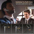 Headset, 120Hrs IPX7, V5.4 Atheewon Bluetooth Wireless Bluetooth Earpiece with ENC Noise Canceling Mic, Talk Single-Ear