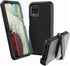Heavy Duty Case for Samsung Galaxy A12, Shockproof, Dropproof, Dust-Proof with Clip (Black)