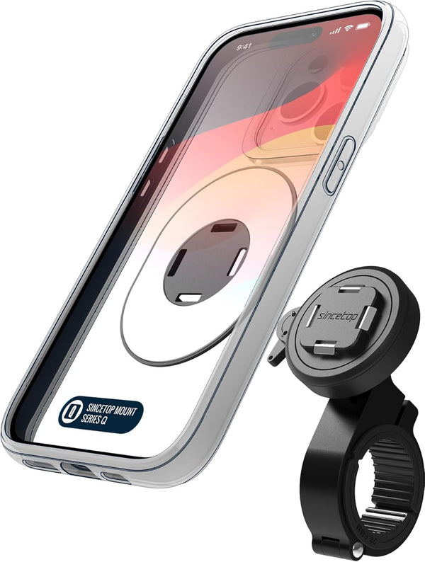 sincetop Series Q Quad Bike/Motorcycle Phone Mount, Quick Lock & Release, Aluminum Alloy Holder