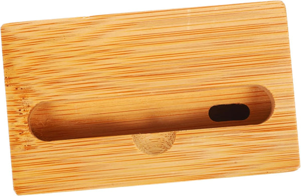 NUOBESTY Universal Phone Sound Amplifier - Wooden Bamboo Mobile Phone Holder with Loudspeaker Dock