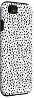 iPhone SE (2020) / 7 / 8 Case, Popular Dalmatian Pattern, White with Brush Stroke Black Spots