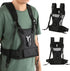Dual Camera Strap, Adjustable Multi Carrying Harness with Side Holster & Secure Strap, Breathable Comfortable Double