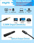 3.5 mm Setup-7ft eSynic Portable to Optical Audio Cable Converter-Aluminum Alloy Housing-Easy to Long Analog to Digital