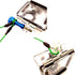9 8 7 6 5 4 3 Camera Safety Tether, Stainless Steel Cable Wire Colorful Coating Lanyard with Hook Carabiner Clip